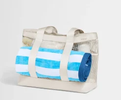 Beach Tote in Salt White