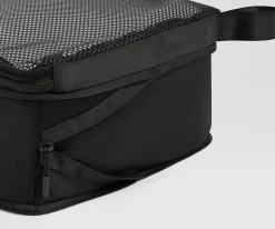 Compression Packing Cubes in Jet Black