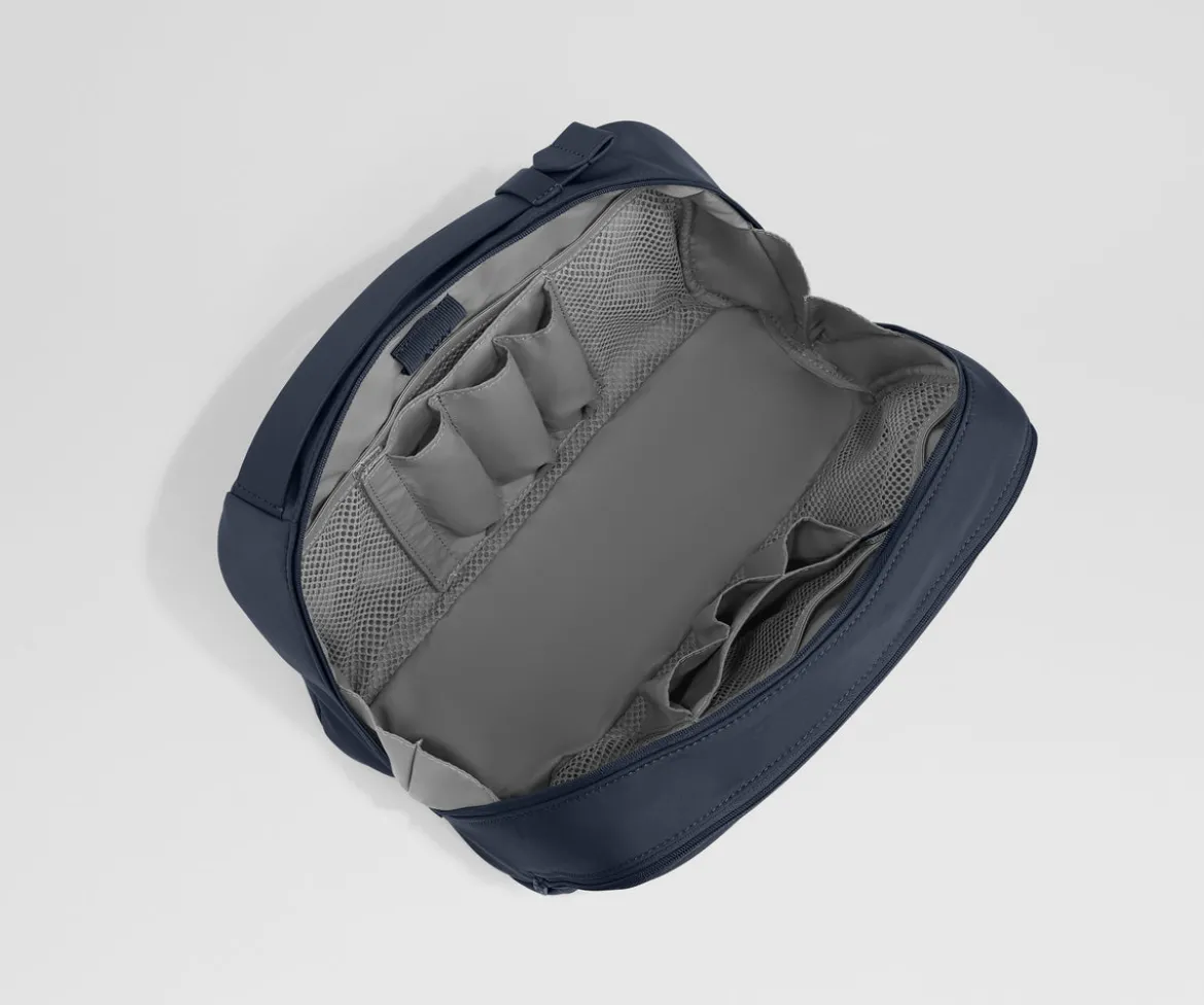 Extra Large Toiletry Bag in Navy Blue