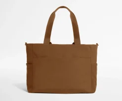 Featherlight Diaper Tote in Amaro Brown