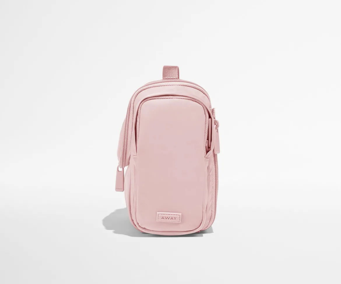 Featherlight Hanging Travel Vanity in Blush Pink