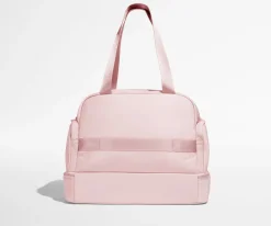 Featherlight Overnight Bag in Blush Pink