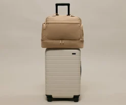 Featherlight Overnight Bag in Camel Brown