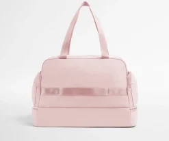 Featherlight Weekender in Blush Pink