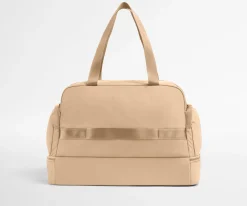 Featherlight Weekender in Camel Brown