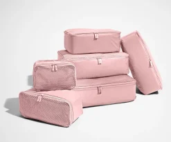 Insider Packing Cubes (Set of 6) in Blush Pink