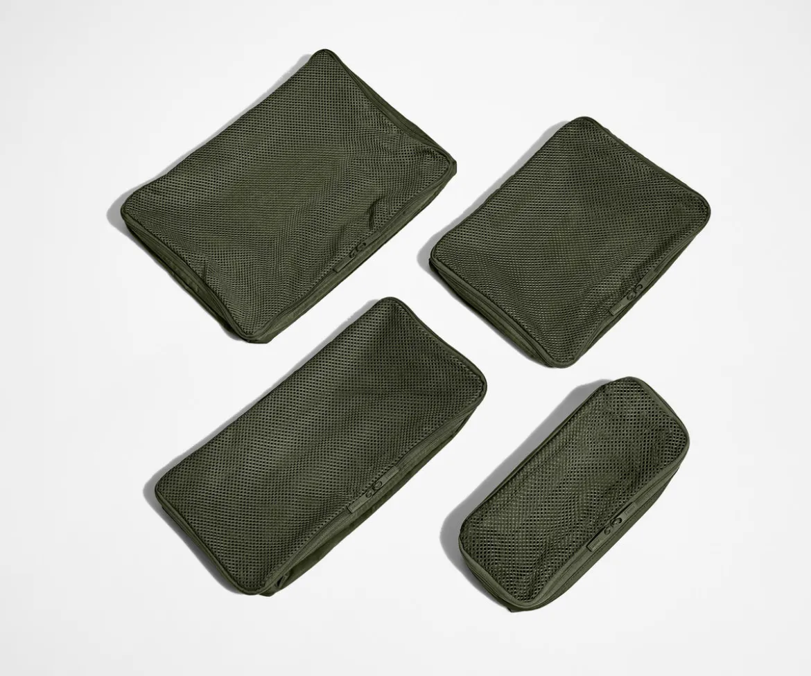 Insider Packing Cubes (Set of 4) in Olive Green