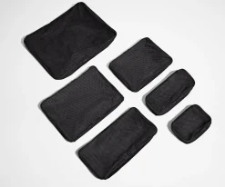 Insider Packing Cubes (Set of 6) in Jet Black