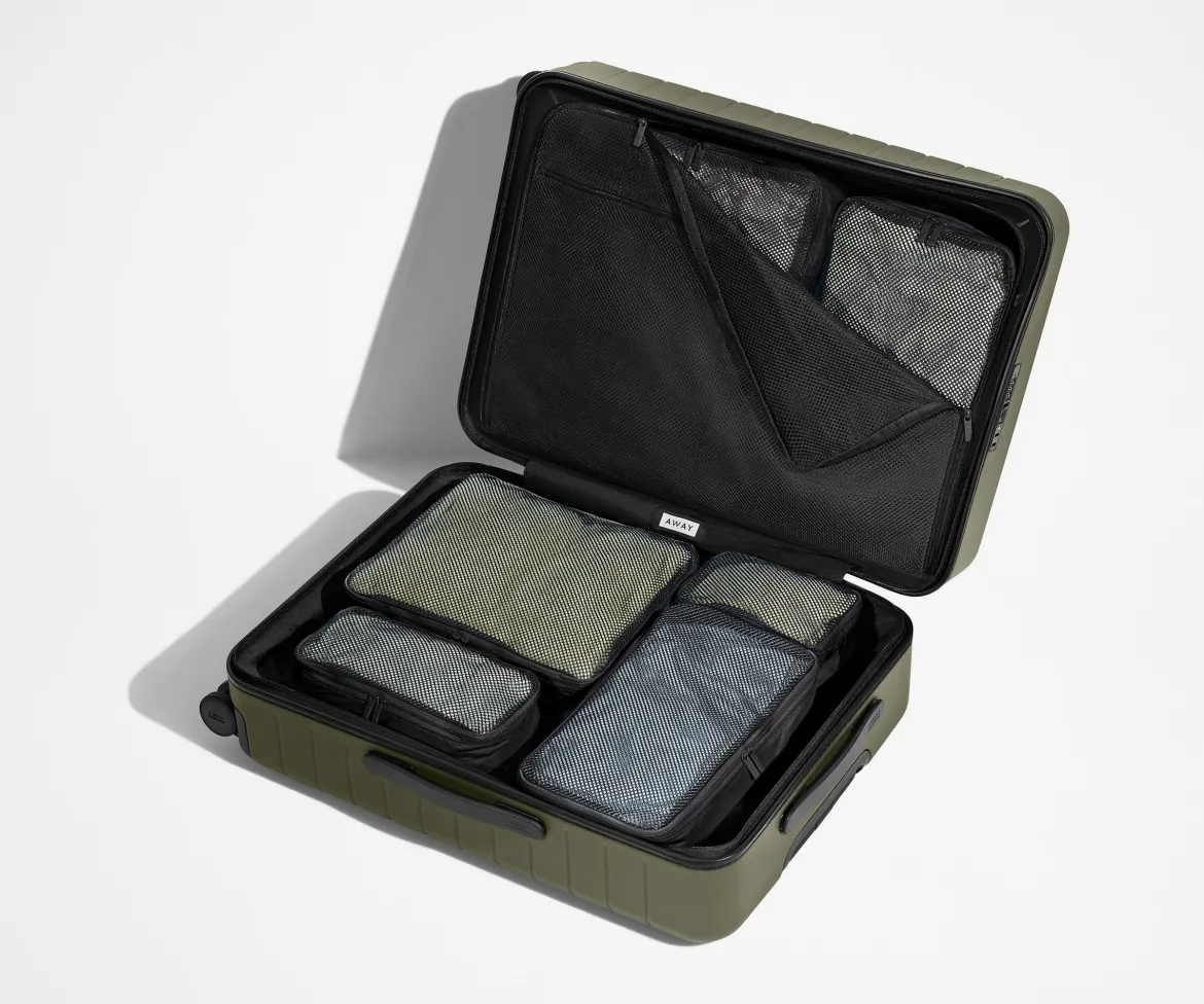 Insider Packing Cubes (Set of 6) in Jet Black