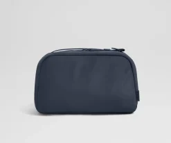 Large Toiletry Bag in Navy Blue