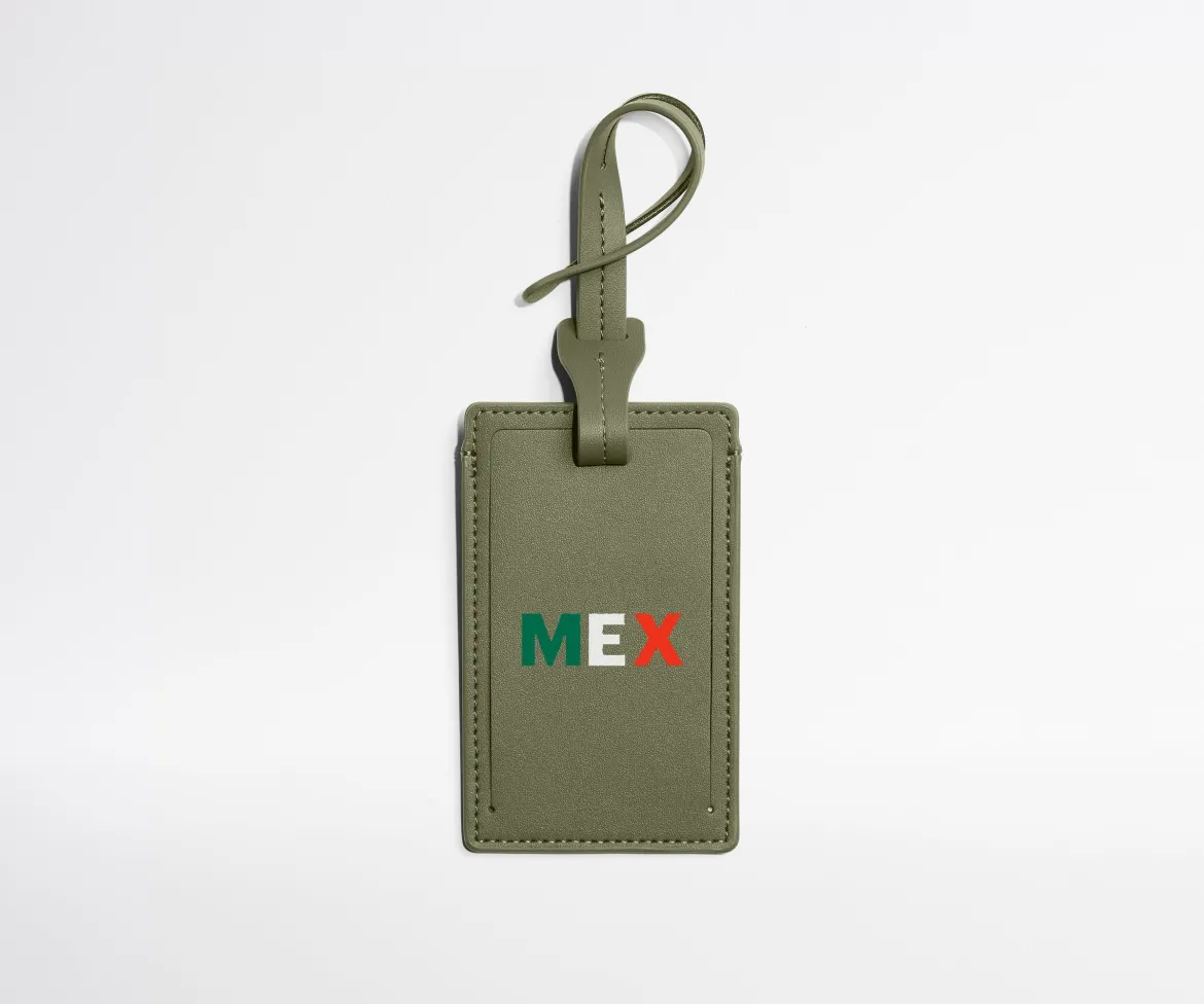 Match Day Luggage Tag in Mexico