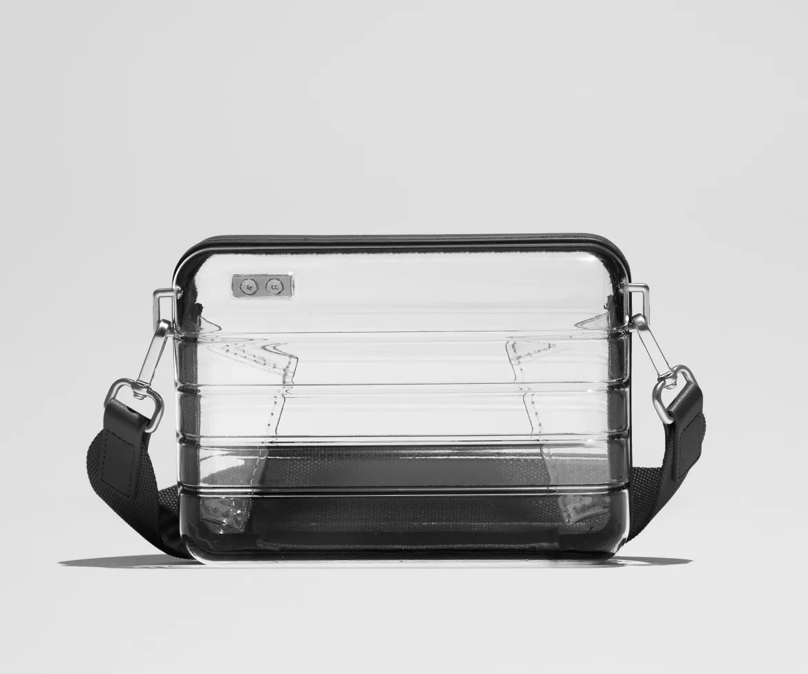 Stadium Bag in Clear/Jet Black