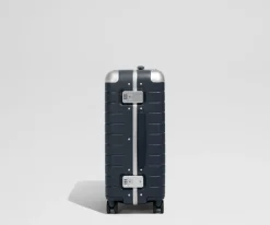 The Aluminum Edge Bigger Carry-On in Navy Blue