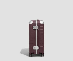 The Aluminum Edge Carry-On in Oxblood Red