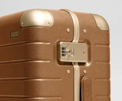 The Aluminum Edge Medium in Cognac Brown
