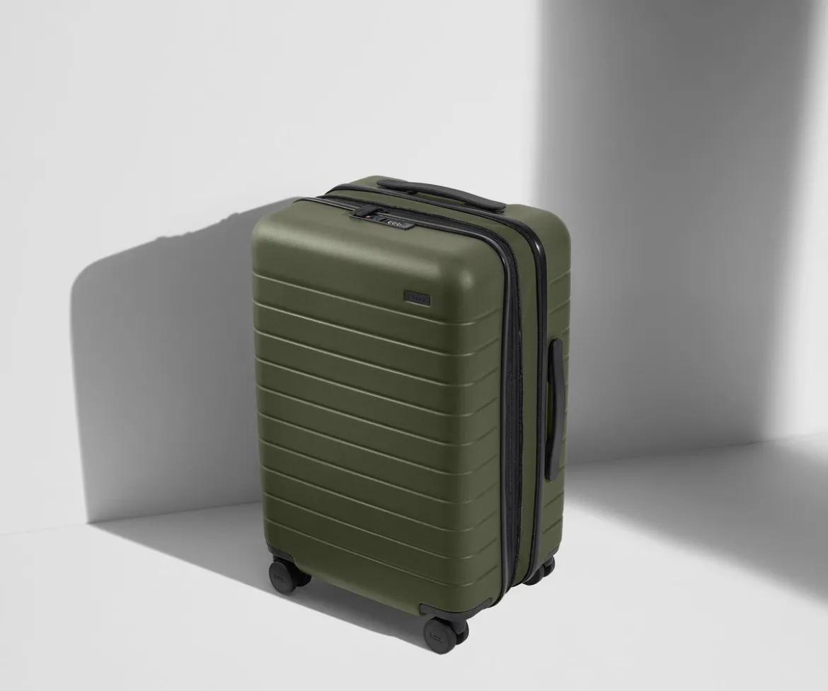 The Bigger Carry-On Flex in Olive Green