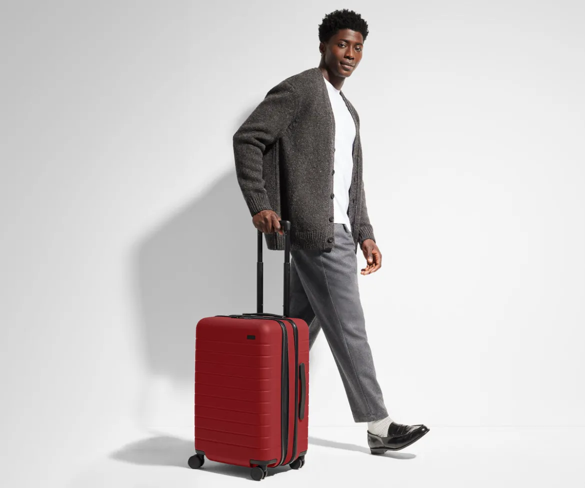 The Bigger Carry-On Flex in Tango Red