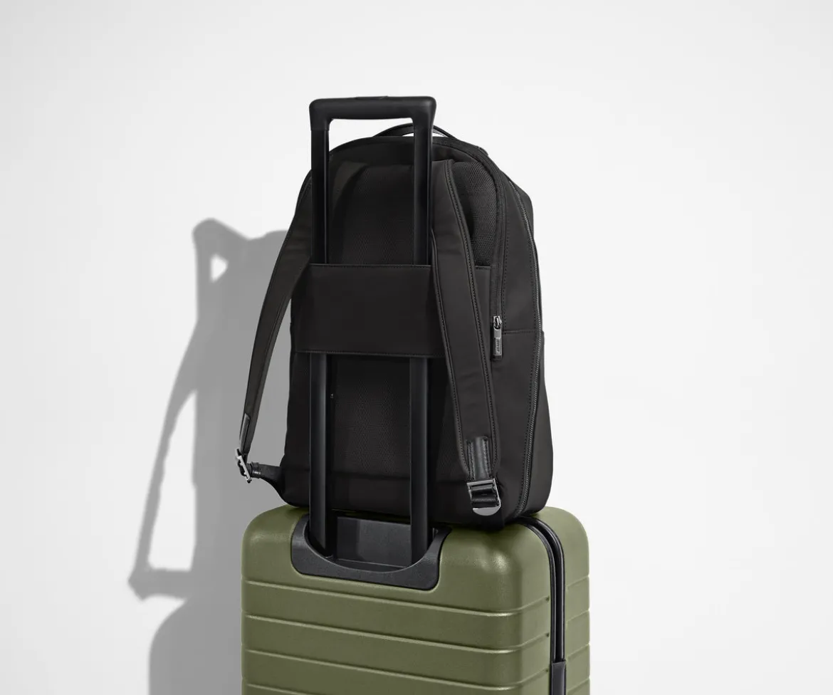 The Everywhere Zip Backpack in Jet Black