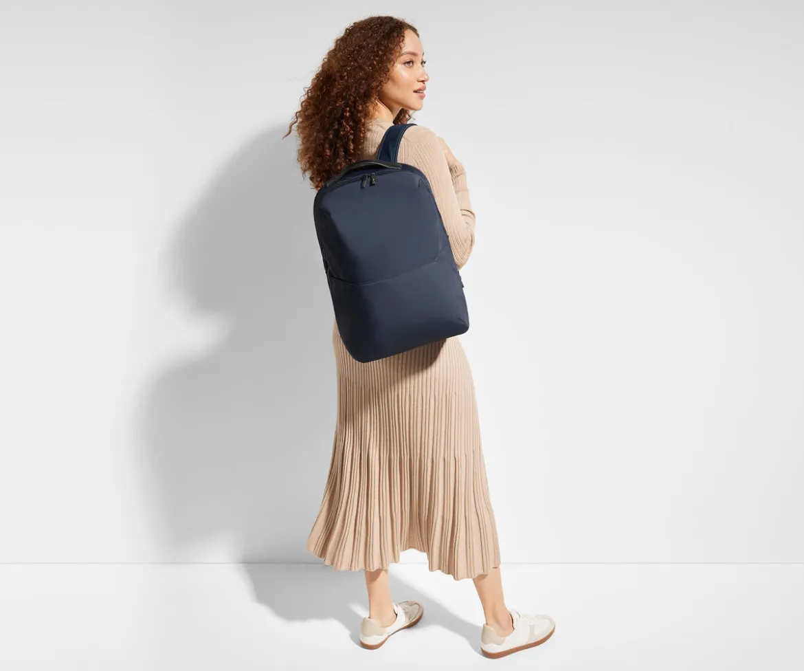 The Everywhere Zip Backpack in Salt White