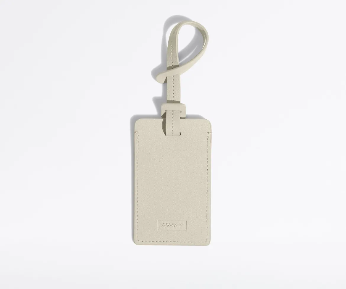 The Luggage Tag in Salt White
