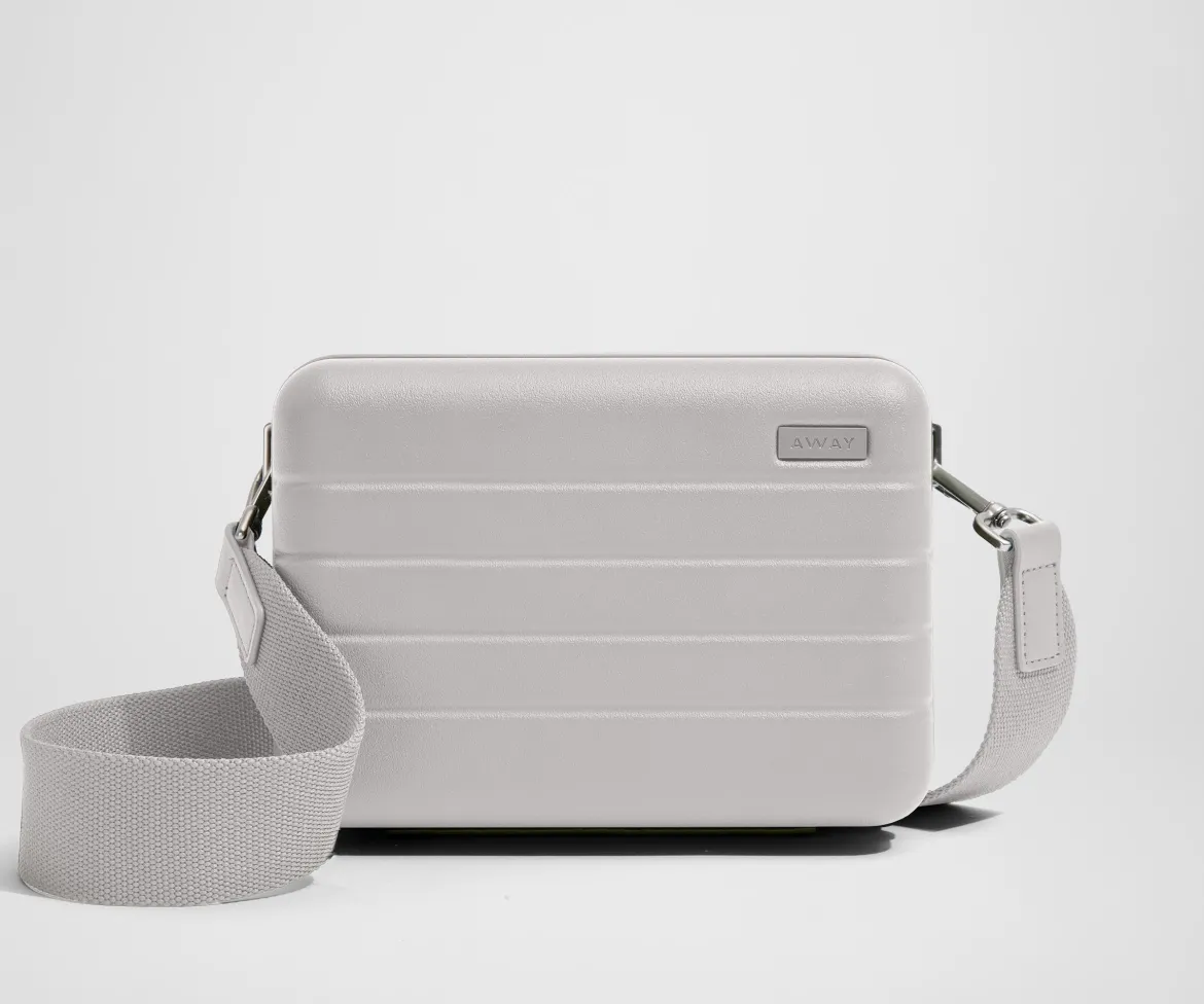 The Mini Crossbody in Cloud Gray