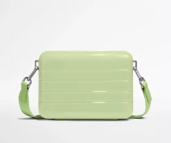 The Mini Crossbody in Glazed Matcha Milk Green