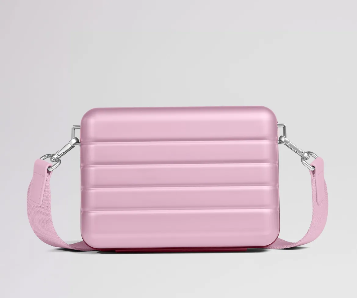 The Mini Crossbody in Glacial Pink