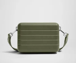 The Mini Crossbody in Olive Green