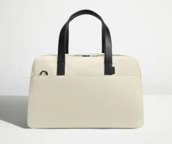 The Overnight Bag in Salt White