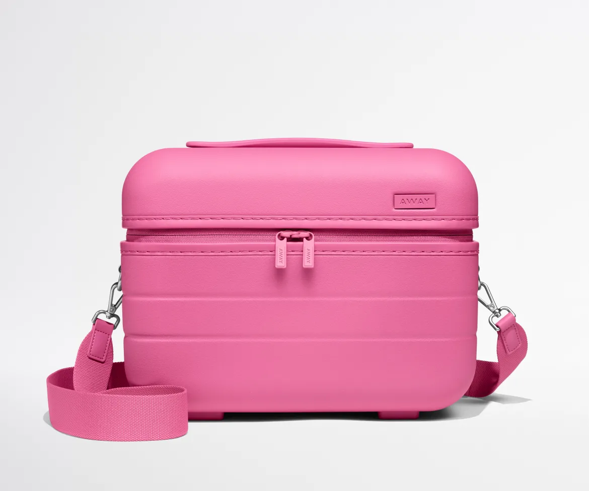The Train Case in Island Pink