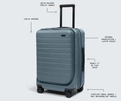 Topside Bigger Carry-On in Jet Black